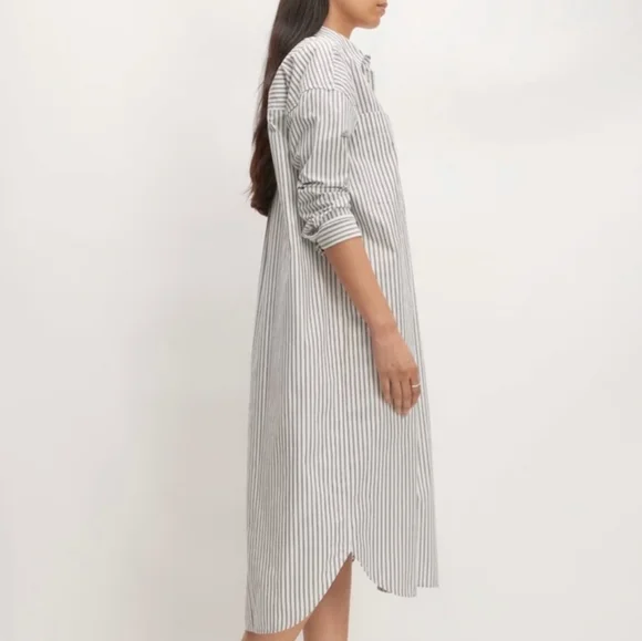 Everlane Midi Cotton Shirt Dress - Picture 2 of 6